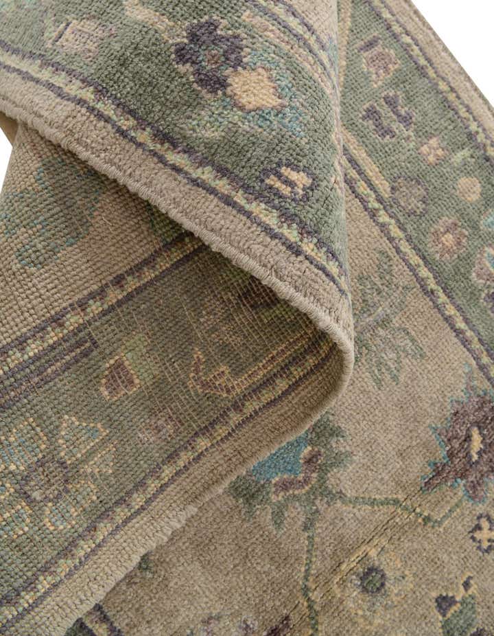 2' 10 x 13' 2 Hand Knotted Oushak Wool Runner Rug