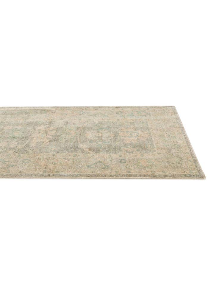 Detail image of 2' 8 x 9' 10 Hand Knotted Oushak Wool Runner Rug