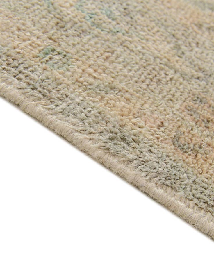 Detail image of 2' 8 x 9' 10 Hand Knotted Oushak Wool Runner Rug