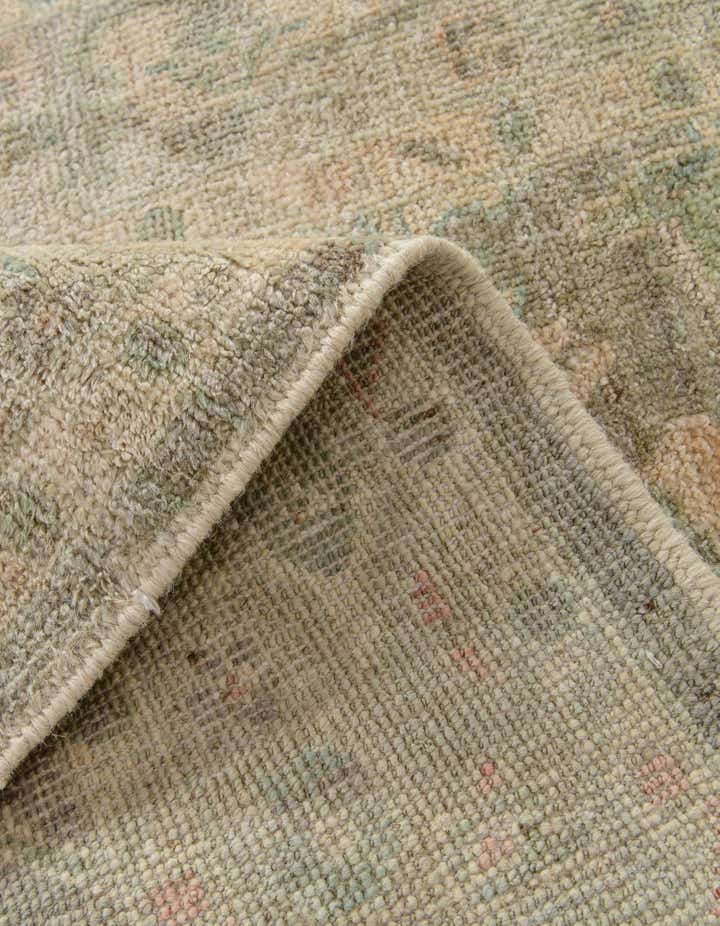 2' 8 x 9' 10 Hand Knotted Oushak Wool Runner Rug