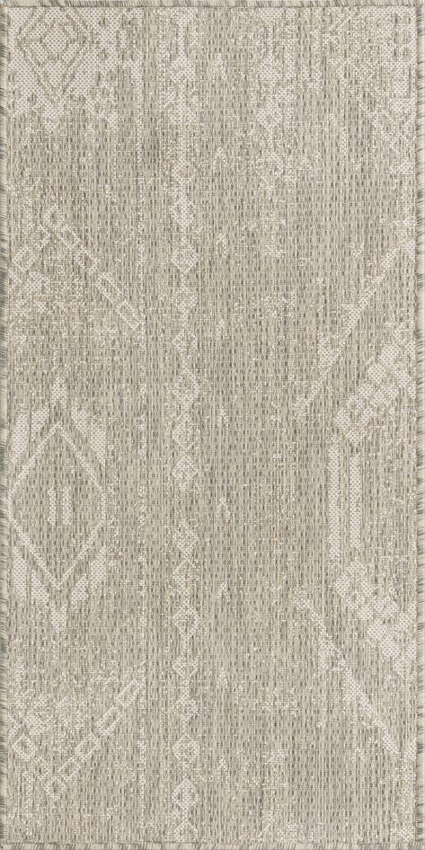 Detail image of 2' x 4' Easy-Clean Bohemian Indoor / Outdoor Runner Rug