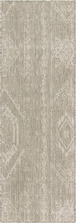 Detail image of 2' x 6' Easy-Clean Bohemian Indoor / Outdoor Runner Rug