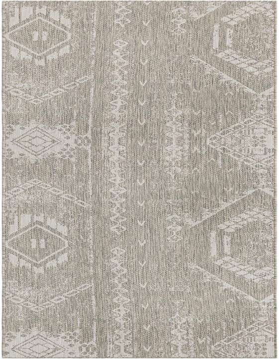 3' 3 x 12' Easy-Clean Bohemian Indoor / Outdoor Runner Rug
