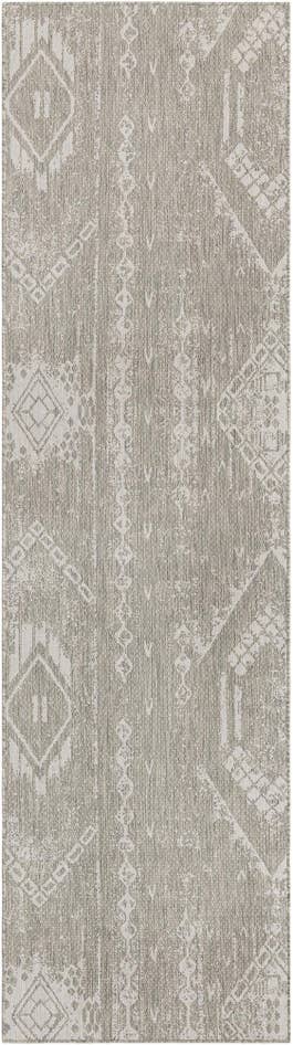 Detail image of 3' 3 x 12' Easy-Clean Bohemian Indoor / Outdoor Runner Rug