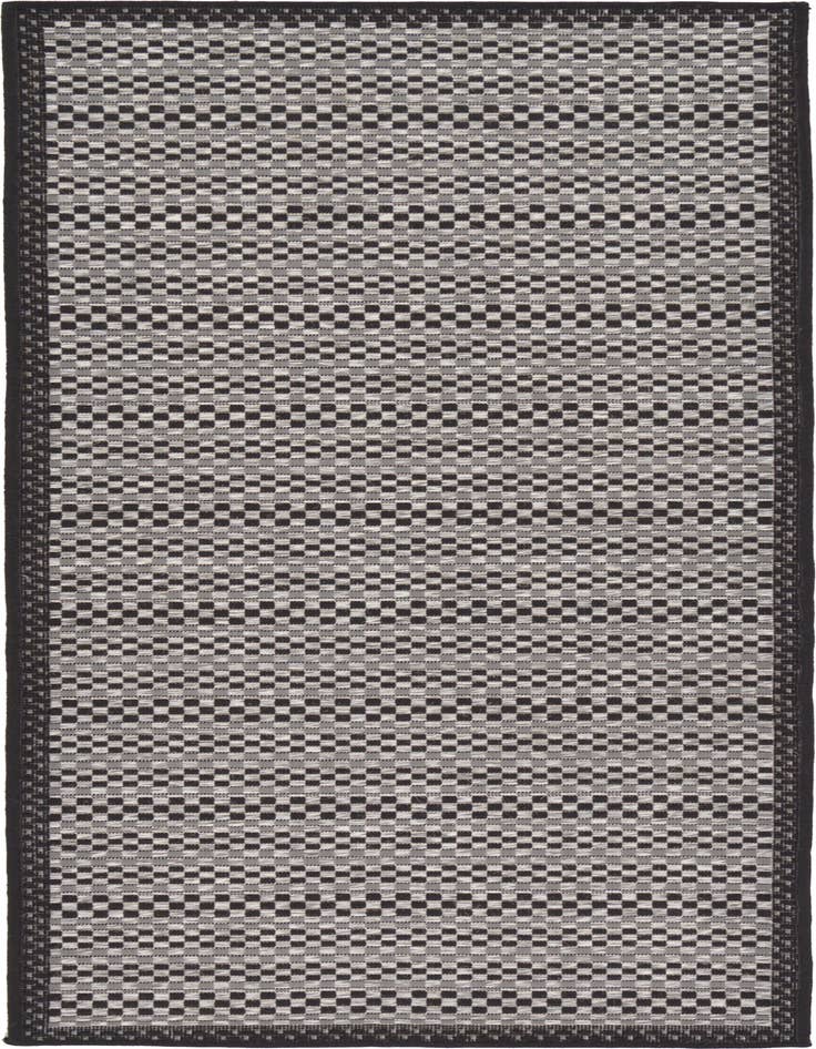 Detail image of 2' 2 x 6' Easy-Clean Border Indoor / Outdoor Runner Rug