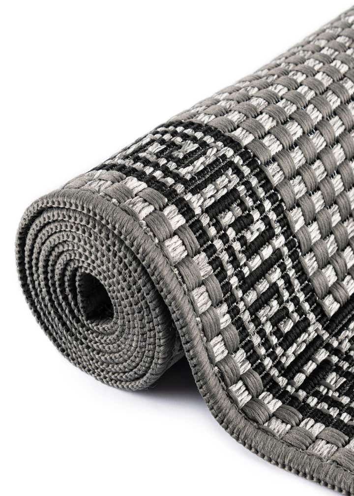 2' x 6' Easy-Clean Border Indoor / Outdoor Runner Rug