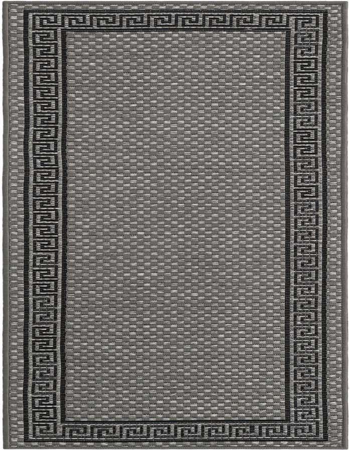 2' x 6' Easy-Clean Border Indoor / Outdoor Runner Rug