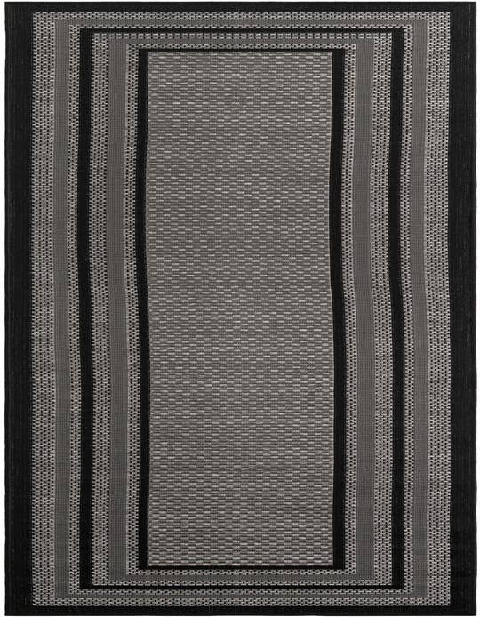 Detail image of 2' 7 x 10' Easy-Clean Border Indoor / Outdoor Runner Rug