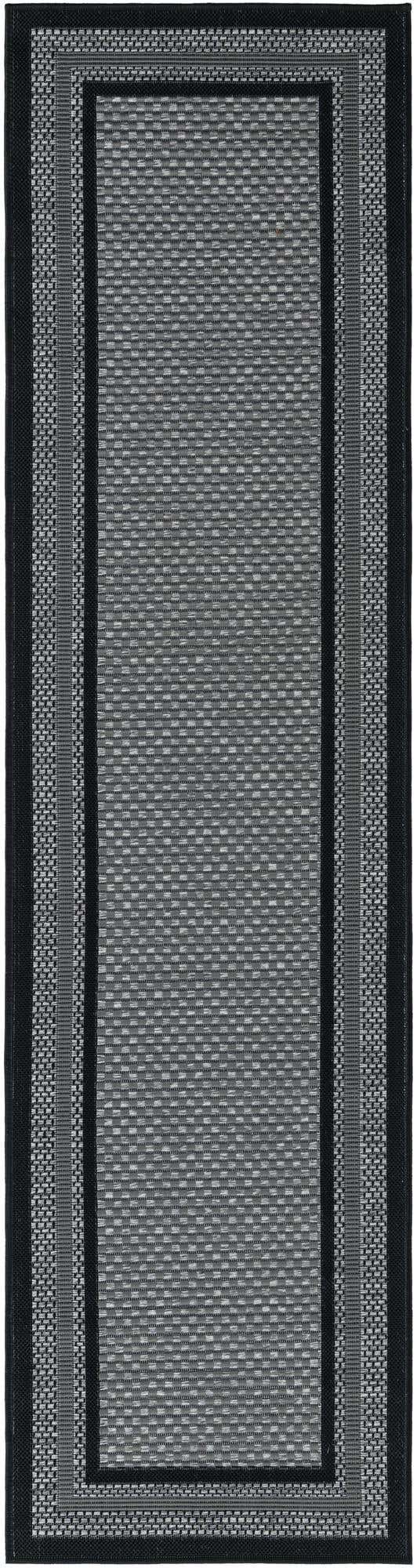 2' x 8' Easy-Clean Border Indoor / Outdoor Runner Rug