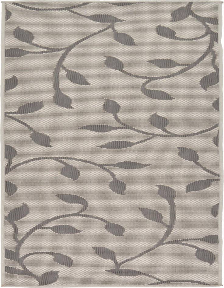 Detail image of 2' 2 x 6' Easy-Clean Botanical Indoor / Outdoor Runner Rug