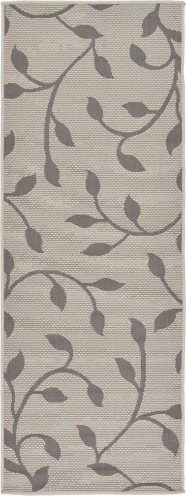 2' 2 x 6' Easy-Clean Botanical Indoor / Outdoor Runner Rug