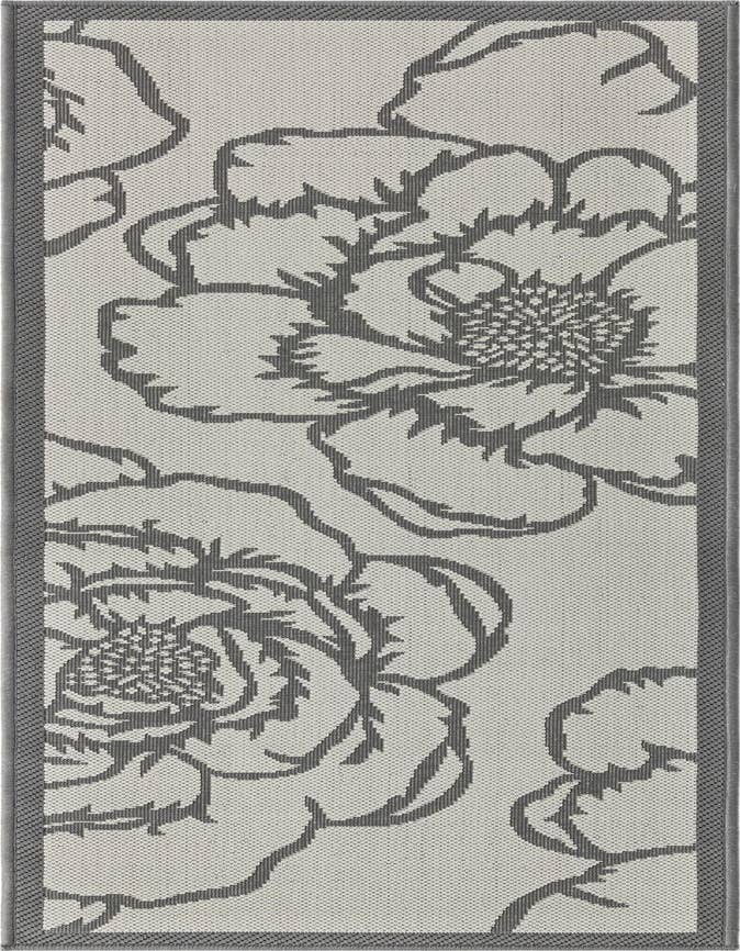 Detail image of 2' 2 x 6' Easy-Clean Botanical Indoor / Outdoor Runner Rug