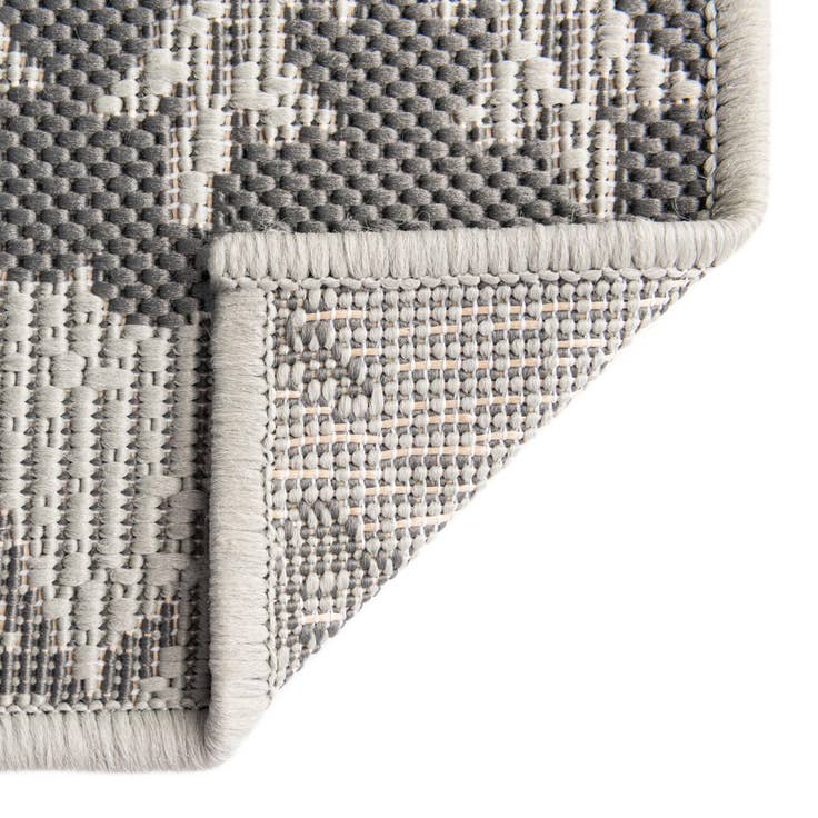 Detail image of 2' 2 x 6' Easy-Clean Botanical Indoor / Outdoor Runner Rug