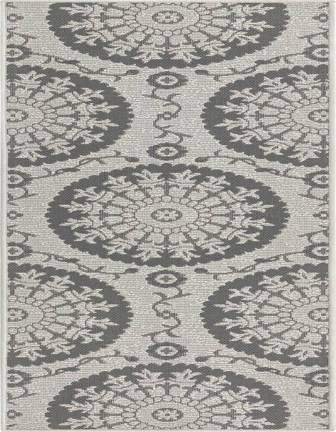 Detail image of 2' 2 x 6' Easy-Clean Botanical Indoor / Outdoor Runner Rug