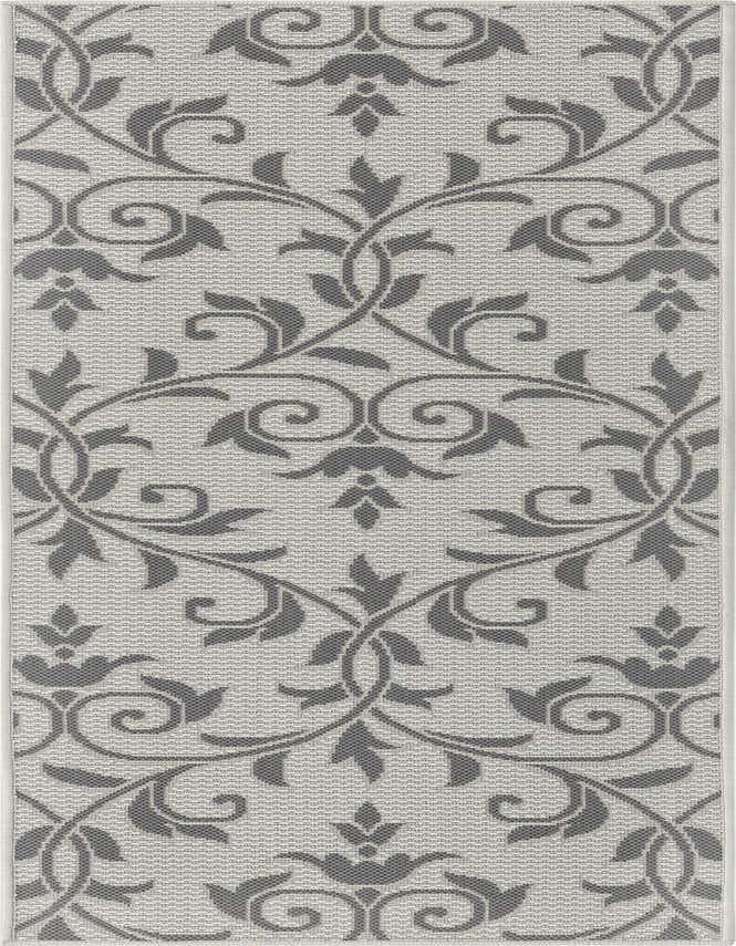 2' 2 x 6' Easy-Clean Botanical Indoor / Outdoor Runner Rug