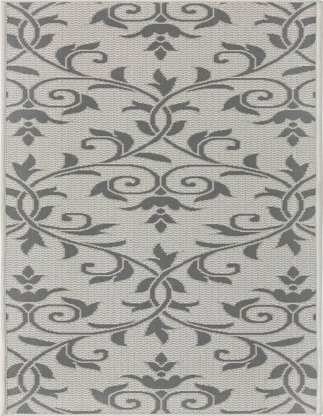 Detail image of 2' 2 x 6' Easy-Clean Botanical Indoor / Outdoor Runner Rug