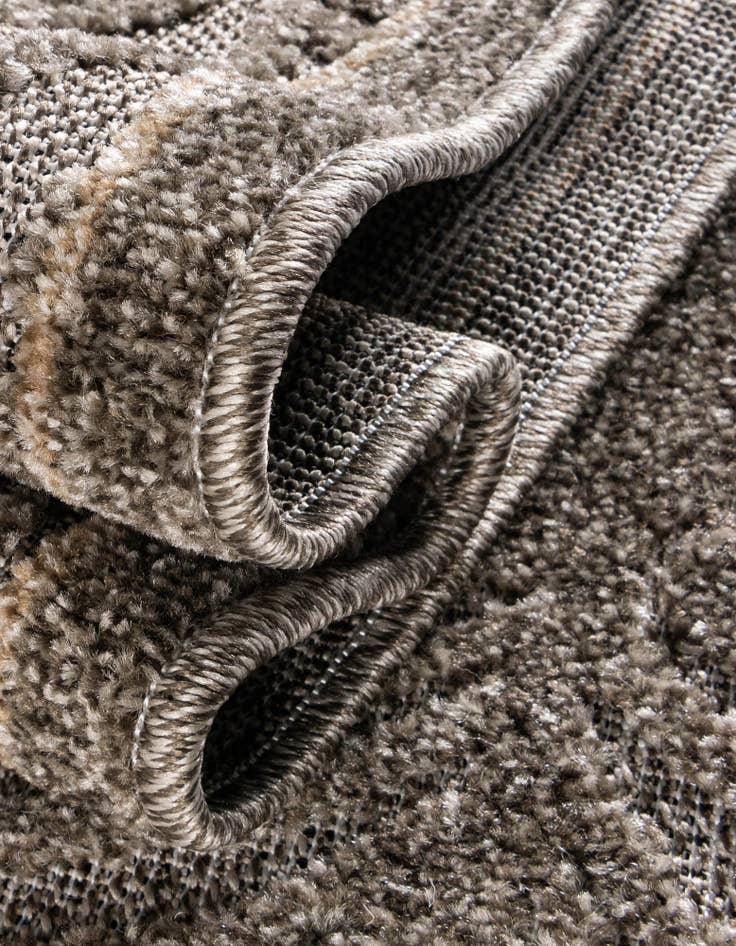Detail image of 2' x 6' Easy-Clean Botanical Indoor / Outdoor Runner Rug