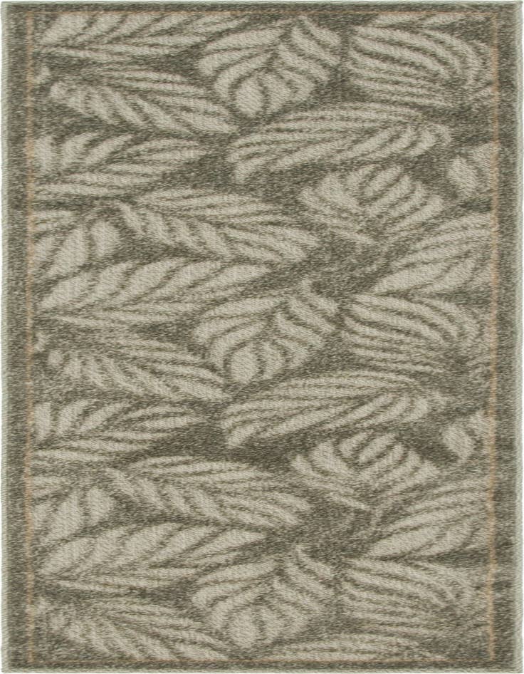 Detail image of 2' x 6' Easy-Clean Botanical Indoor / Outdoor Runner Rug