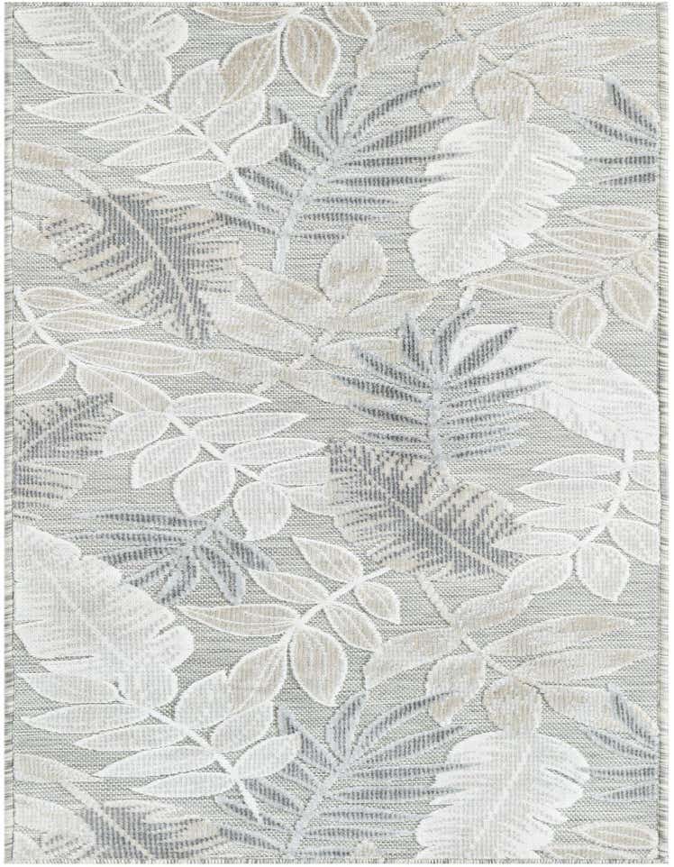 2' 2 x 6' Easy-Clean Botanical Indoor / Outdoor Runner Rug