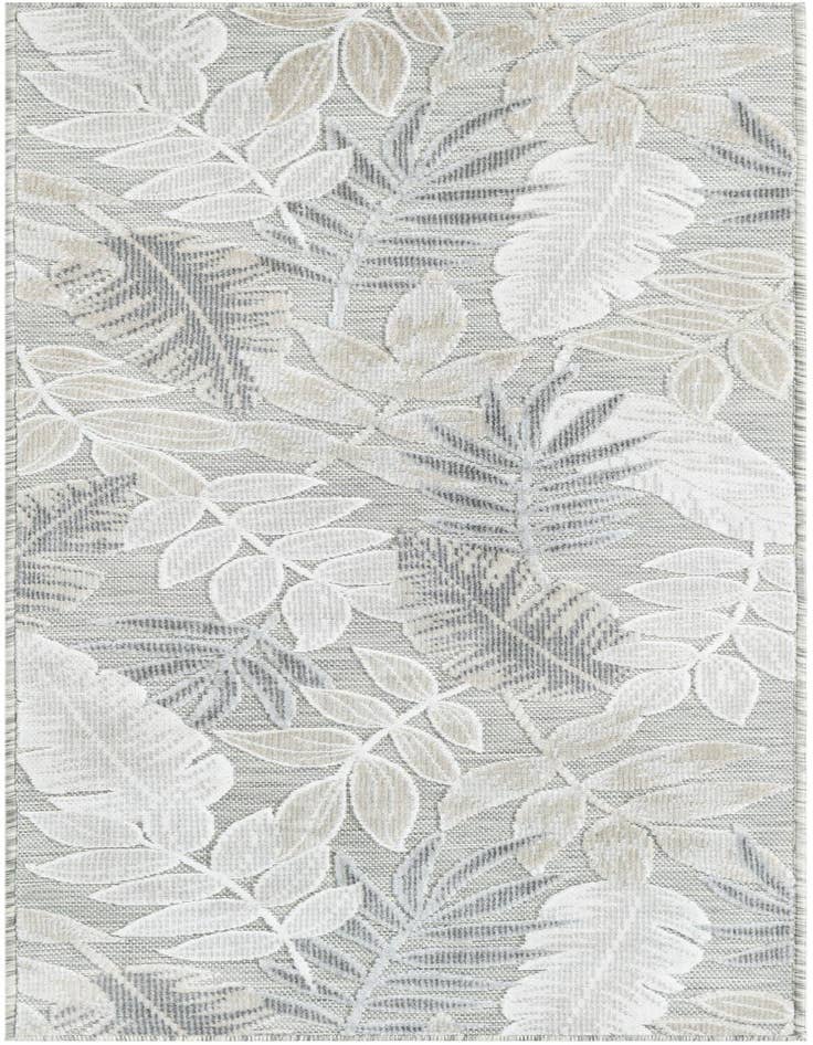 Detail image of 2' 2 x 6' Easy-Clean Botanical Indoor / Outdoor Runner Rug