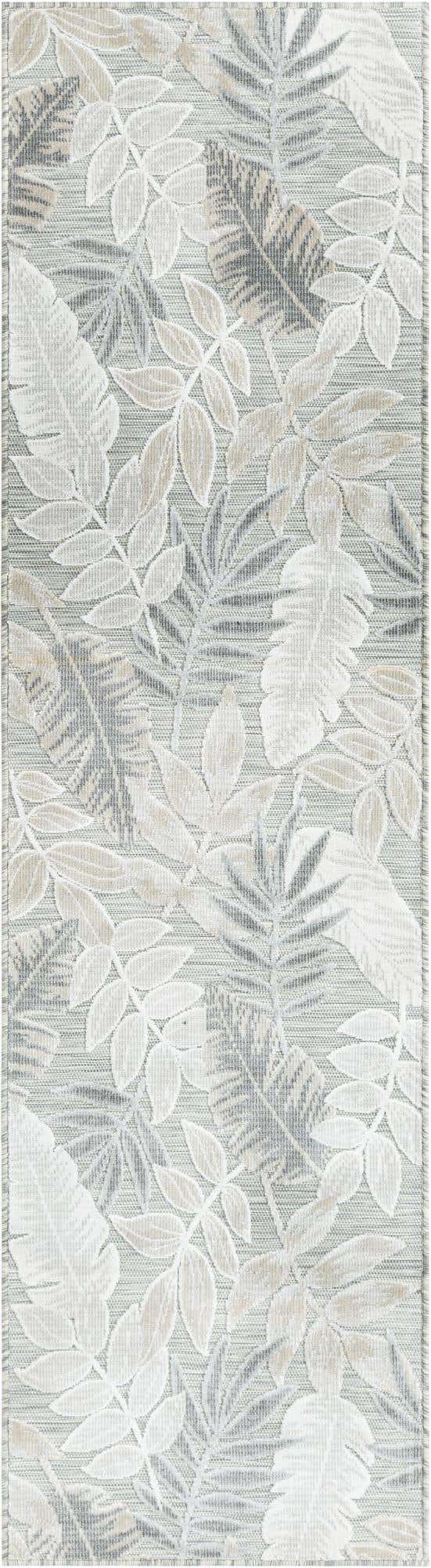 2' 2 x 8' Easy-Clean Botanical Indoor / Outdoor Runner Rug