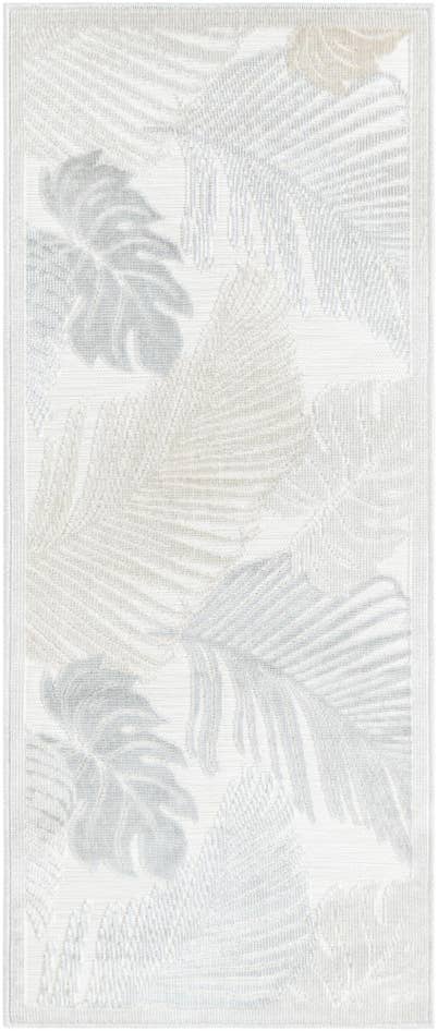 Detail image of 2' 2 x 5' 3 Easy-Clean Botanical Indoor / Outdoor Runner Rug