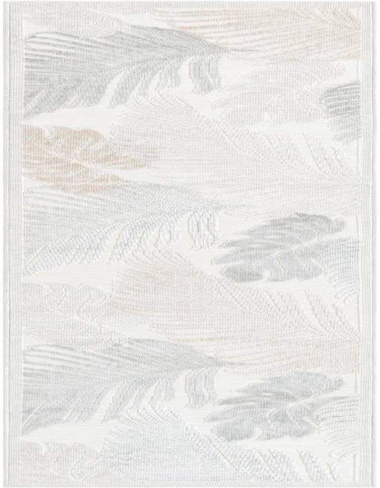 Detail image of 2' 2 x 8' Easy-Clean Botanical Indoor / Outdoor Runner Rug