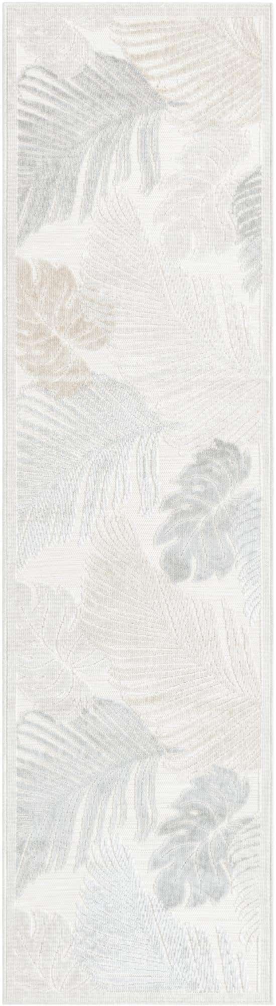 2' 2 x 8' Easy-Clean Botanical Indoor / Outdoor Runner Rug
