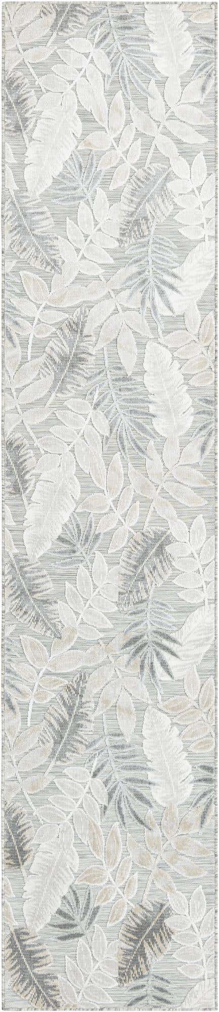 2' 7 x 12' Easy-Clean Botanical Indoor / Outdoor Runner Rug