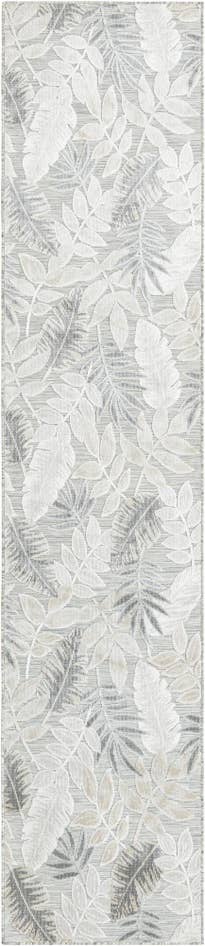 Detail image of 2' 7 x 12' Easy-Clean Botanical Indoor / Outdoor Runner Rug