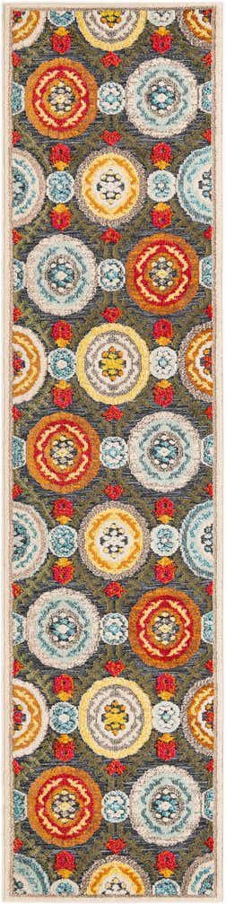 2' 7 x 10' Easy-Clean Casablanca Indoor / Outdoor Runner Rug