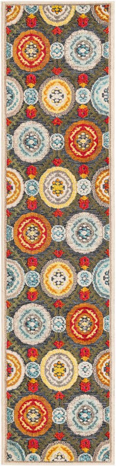 Detail image of 2' 7 x 10' Easy-Clean Casablanca Indoor / Outdoor Runner Rug