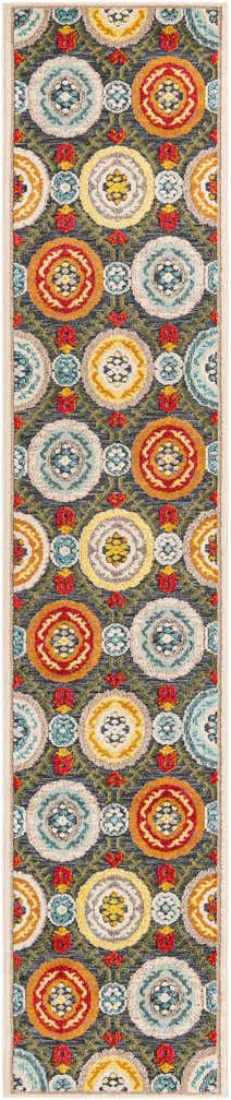 2' 7 x 12' Easy-Clean Casablanca Indoor / Outdoor Runner Rug