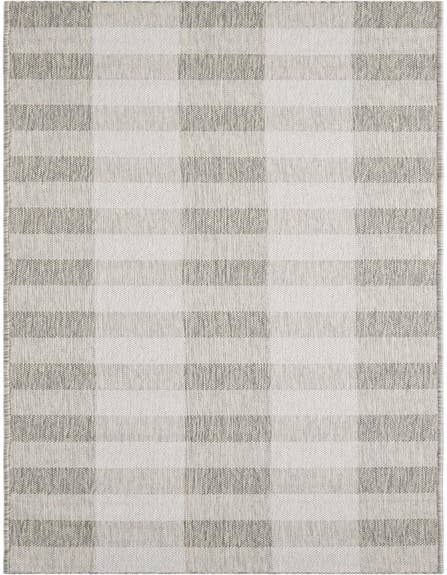 Detail image of 2' 7 x 12' Easy-Clean Checkered Indoor / Outdoor Runner Rug