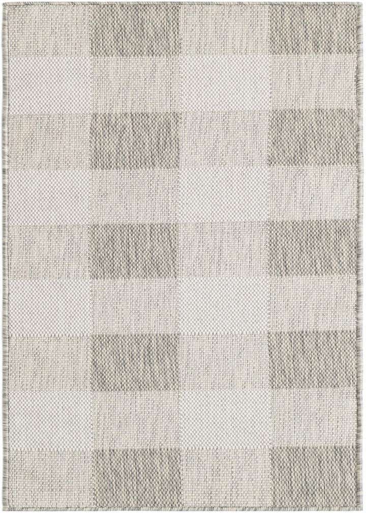 2' x 5' 3 Easy-Clean Checkered Indoor / Outdoor Runner Rug