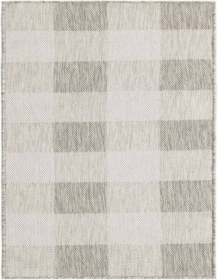 Detail image of 2' x 5' 3 Easy-Clean Checkered Indoor / Outdoor Runner Rug
