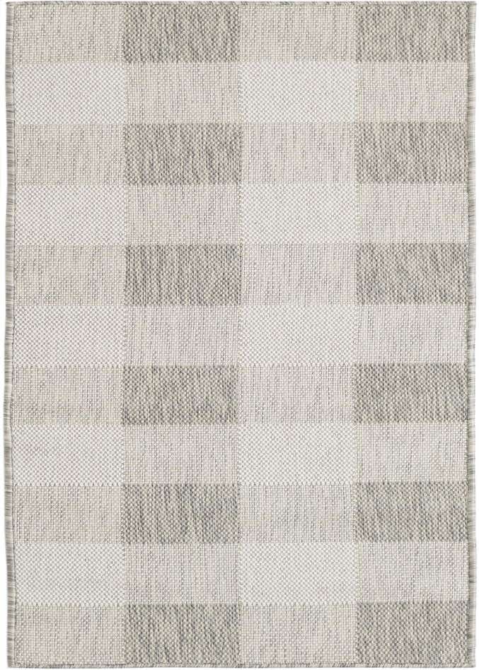 2' x 6' Easy-Clean Checkered Indoor / Outdoor Runner Rug