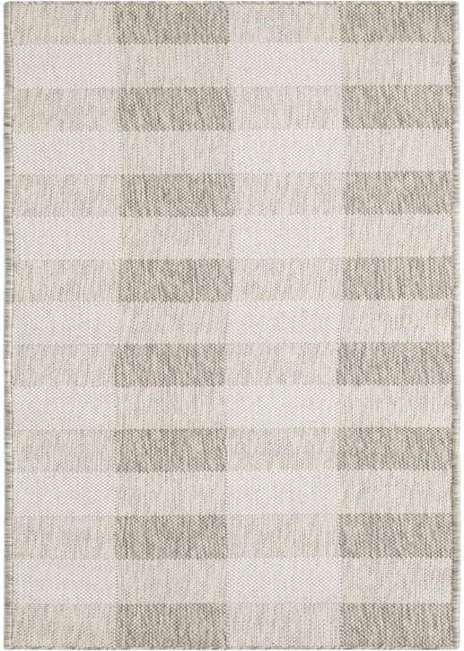 2' x 8' Easy-Clean Checkered Indoor / Outdoor Runner Rug
