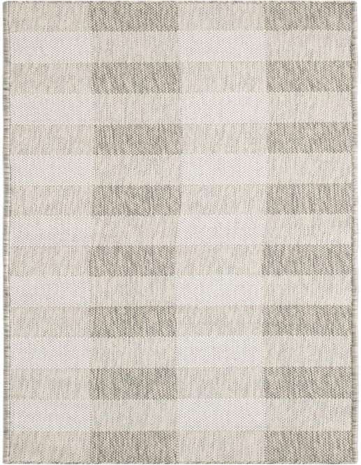 2' x 8' Easy-Clean Checkered Indoor / Outdoor Runner Rug