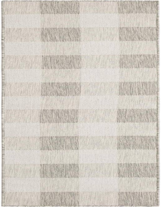 Detail image of 2' x 8' Easy-Clean Checkered Indoor / Outdoor Runner Rug