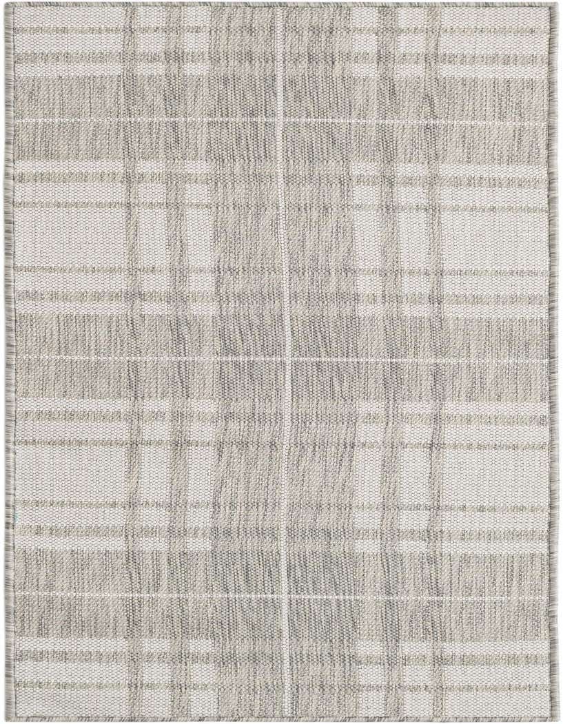 2' x 5' 3 Easy-Clean Checkered Indoor / Outdoor Runner Rug