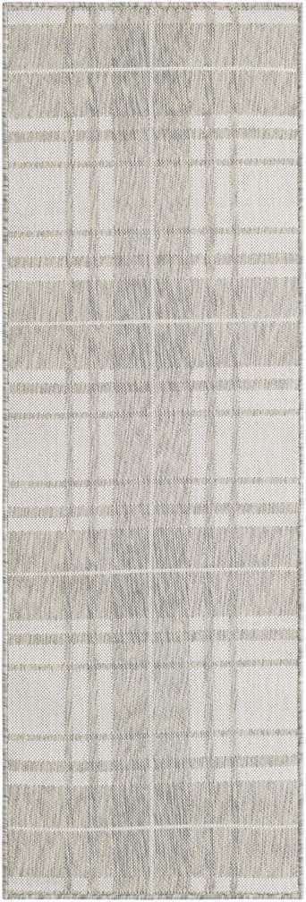 2' x 6' Easy-Clean Checkered Indoor / Outdoor Runner Rug
