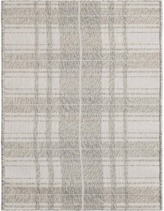 Detail image of 2' x 8' Easy-Clean Checkered Indoor / Outdoor Runner Rug