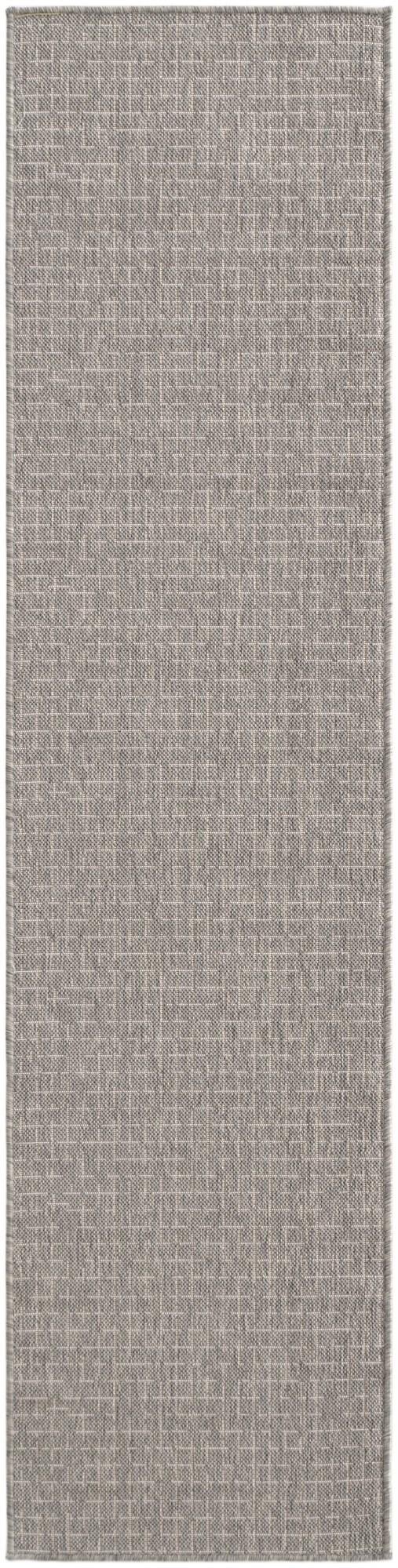 2' x 8' Easy-Clean Checkered Indoor / Outdoor Runner Rug