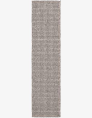 2' x 8' Easy-Clean Checkered Indoor / Outdoor Runner Rug