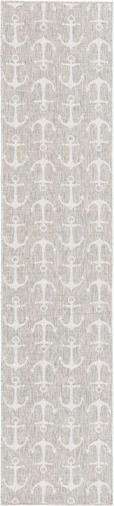2' 7 x 12' Easy-Clean Coastal Indoor / Outdoor Runner Rug