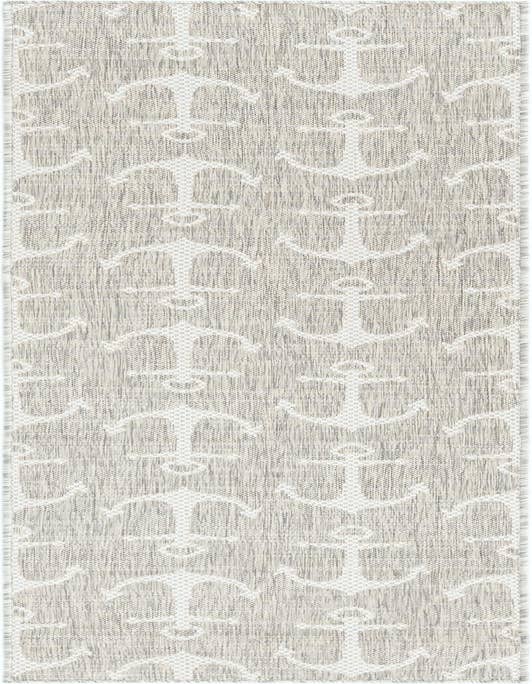 Detail image of 2' x 8' Easy-Clean Coastal Indoor / Outdoor Runner Rug
