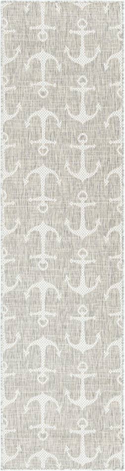Detail image of 2' x 8' Easy-Clean Coastal Indoor / Outdoor Runner Rug