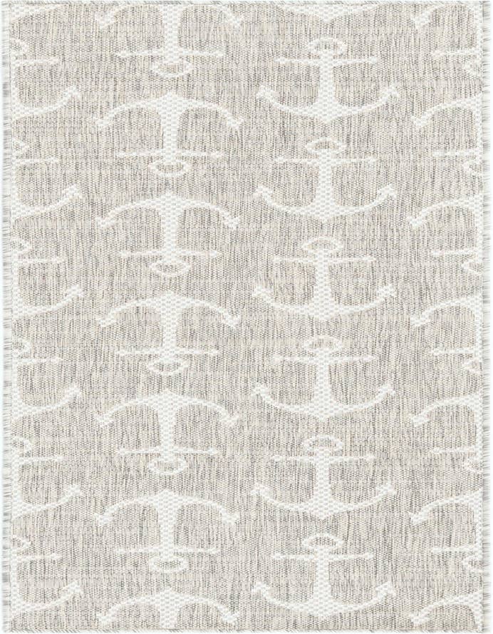 Detail image of 2' x 6' Easy-Clean Coastal Indoor / Outdoor Runner Rug