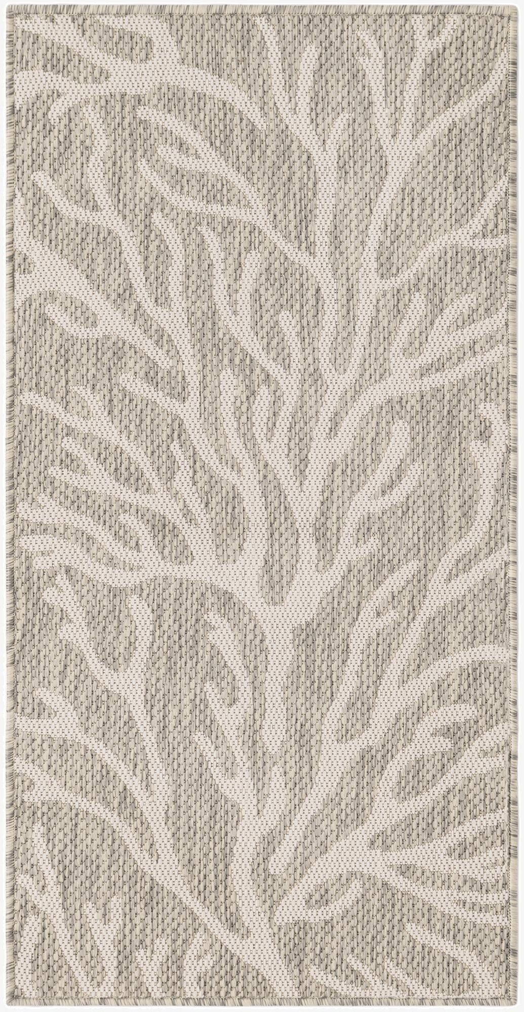 2' x 4'  Washable Coastal Indoor / Outdoor Runner Rug